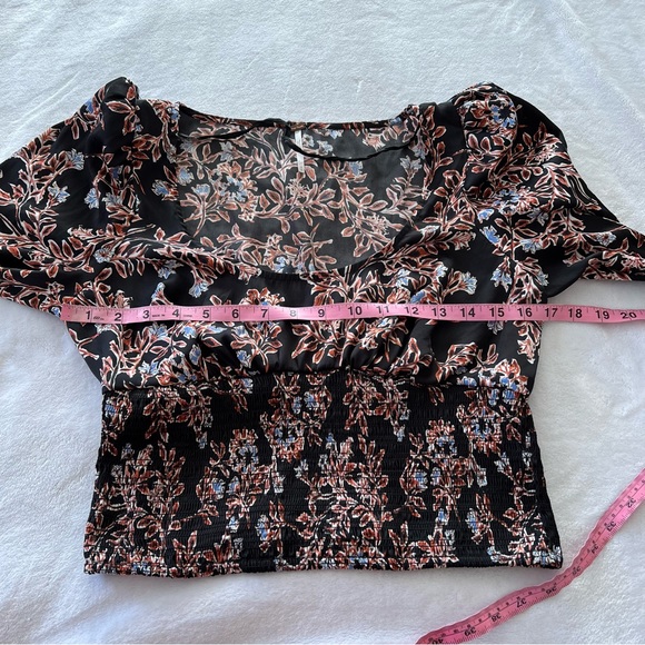 Free People Santiago Scoop Neck Printed Top - Picture 8 of 9